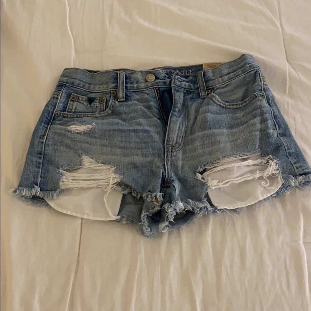 Denim shorts